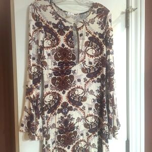 Venus Dress, Medium, Brown Tones.